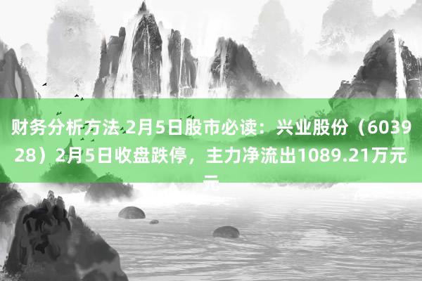 财务分析方法 2月5日股市必读：兴业股份（603928）2月5日收盘跌停，主力净流出1089.21万元