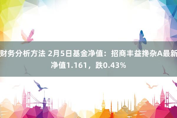 财务分析方法 2月5日基金净值：招商丰益搀杂A最新净值1.161，跌0.43%