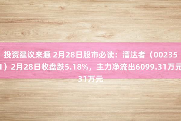 投资建议来源 2月28日股市必读：溜达者（002351）2月